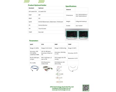 APS Technology Australia - W12M / W15M Animal Monitor