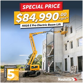 HA16 E PRO electric boom lift | 16m
