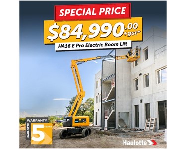 Haulotte - HA16 E PRO electric boom lift | 16m