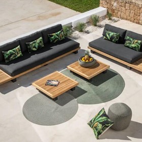 Outdoor Lounge Setting | Truro 5 Seater 