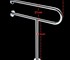 Gilani Engineering Fixed Toilet Handrail Heavy Duty Stainless Steel Wall and Floor Wall