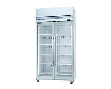 Skope - 2 Glass Door Upright Freezer - Black | VF1000X -BG-N 