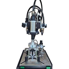 Pneumatic Benchtop Screw Capper with Dual Push Button Base