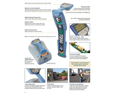 Radiodetection - Precision Cable & Pipe Locator | RD7200