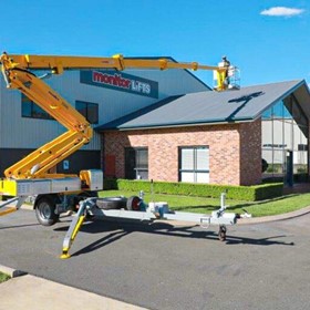 Omme 2300EX Trailer Mounted Lift - 22.6m Working Height