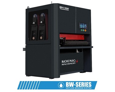 Koenig - 1300mm Wet Wide Belt Sander | Large Panel Finishing | BW1300