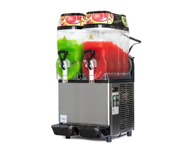 Sencotel - Slushie Machine with LED Light Box | GTO 2FF Twin Bowl 