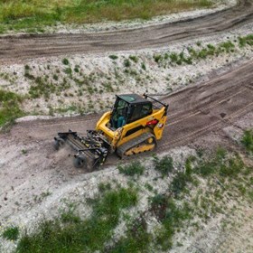 Home-built track for holeshots