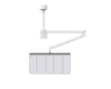 Kenex - Mounted Flexible Shield with ceiling column | KNX-308/50100-001