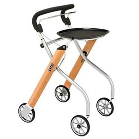 Indoor Mobility Wheelie Walker Rollator Including Tray 6.5kg