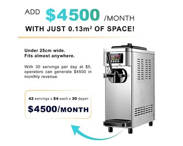 Aus Kitchen Pro - Soft Serve Machine – Frozen Yoghurt – Single Flavour