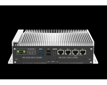 CyberVisuell - Industrial PoE Fanless Embedded PC Celeron TBOX-13E00