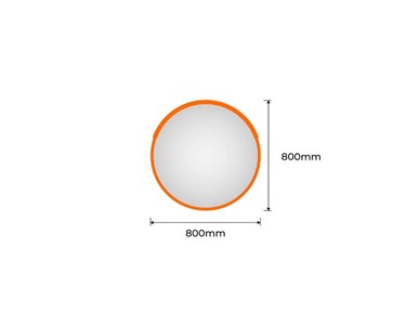 Enforcer Group - Convex Mirror 800mm | Orange | CM-800