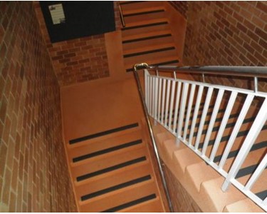 Anglican school speckle coeated surface and anti slip stair nosing 