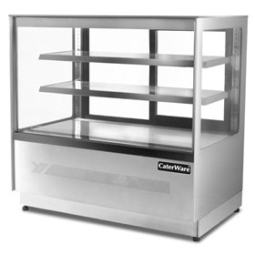 Cake Display Cabinet | Free Standing Squared Glass | 1500 Wide