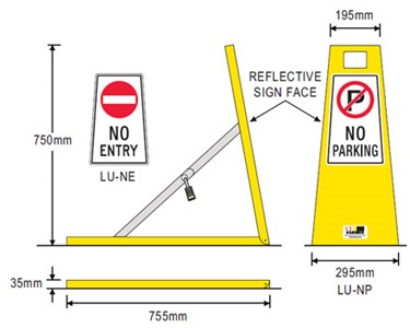 Parking Spot Protector Access Barrier