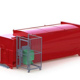 Transportable Compactor | Rota-Pack | Hygienic compaction of wet waste
