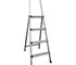 Indalex - Aluminium Step Ladder with Handrail 4 Steps 1.1m