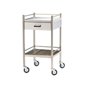 Medical Stainless Steel Trolley with Drawer