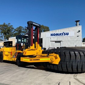 Power, precision, & safety for heavy-duty operations: Komatsu Tyre Handlers