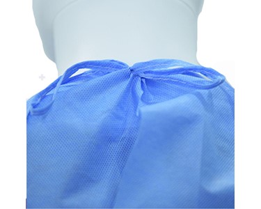 Clearview Medical Australia -  SMS Isolation Gowns with Knitted Cuffs Blue (Medium or Large)