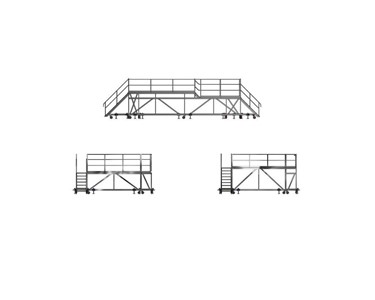 Mobile Access Platform | Dual Level Surround Tank Access Platform