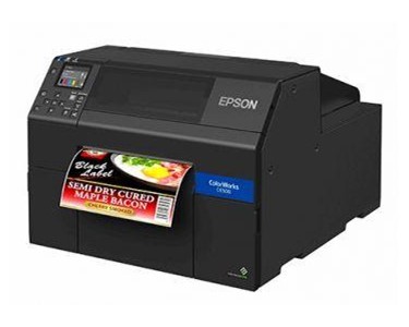 Epson - Ethernet Inkjet Colour Label Printer | CW-C6510A