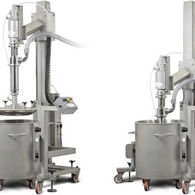 Dough Bowl Lifter & Tipper | Pneumatic Transfer Buffers