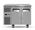 Skope - 2 Door Stainless Steel Underbench Fridge 248L | RF7.UBR.2.SD