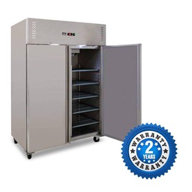 Double Solid Door Upright Freezer 1200Lt | GNX1200BT
