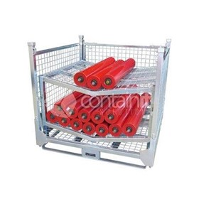 Storage Cages with V Rack