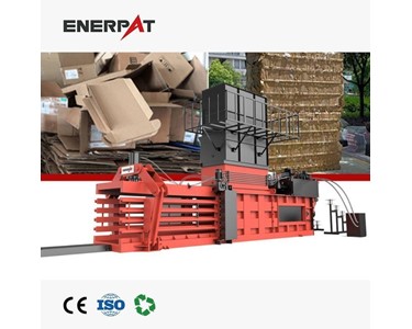 Enerpat - Fully Automatic Horizontal Baler For OCC / Cardboard / Plastics
