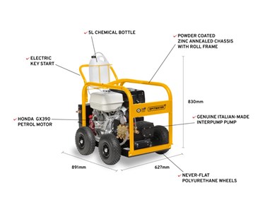 Spitwater - Petrol Pressure Cleaner | HP251/A | 250 Bar 15 L/min