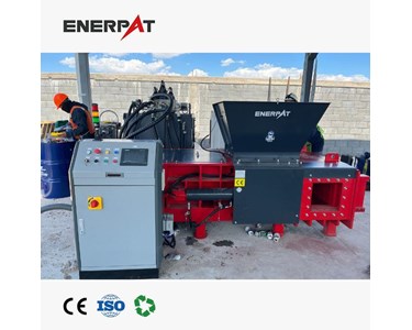 Enerpat - Hopper-Type Aluminum Scrap Baler for Aluminum Offcuts