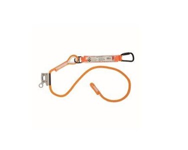 LINQ Single Leg Adjustable Rope Laynard with Triple Action Karabiner