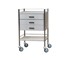 Resuscitation Trolley 490Wx490Dx970Hmm | Three Drawer