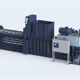 Horizontal Automatic Baler Equipment 15 kW | EF 400 Automatic
