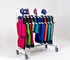 Mobile Apron Rack for 10 Tops & Skirts - Mobile Lead Apron Rack for 10 Tops & Skirt - SL-RACK-10VS