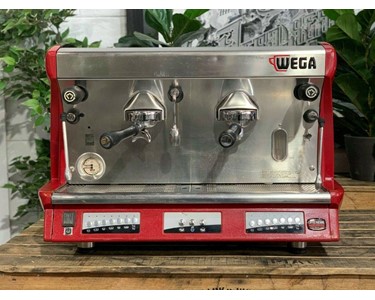 Wega - WEGA VELA 2 GROUP RED ESPRESSO COFFEE MACHINE