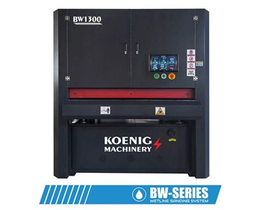 Koenig - 1300mm Wet Wide Belt Sander | Large Panel Finishing | BW1300