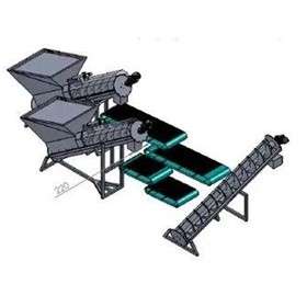 Stainless Steel Auger Blanching System