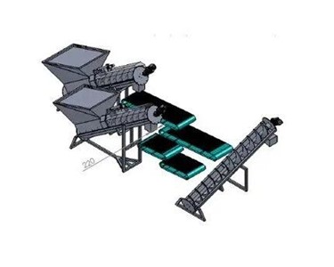 Stainless Steel Auger Blanching System