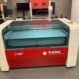 Pre-owned SP500 CO2 laser cutter