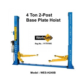 2-Post 4 Ton Base Plate Vehicle Hoist | Model: WES-H240B