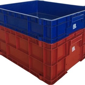 Stackable Plastic Crates Solid | IB Honeycomb
