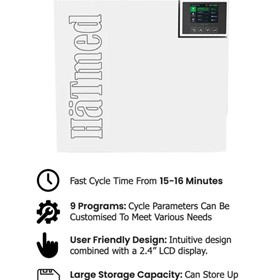 Autoclave Steriliser | Dry Vaccum Q60B HAM23PDX