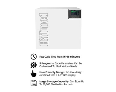 Hatmed - Autoclave Steriliser | Dry Vaccum Q60B HAM23PDX