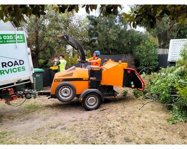 Forst - ST8D - 8inch Towable Woodchipper | 45HP Kubota Diesel