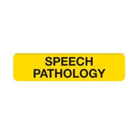Professional Chart Labels | Speech Pathology
