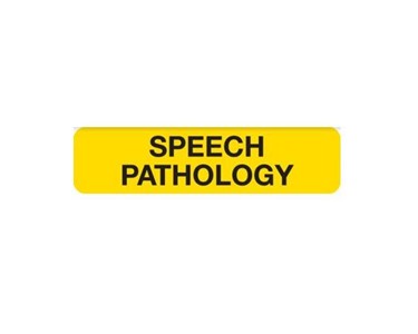 Medi-Print - Professional Chart Labels | Speech Pathology